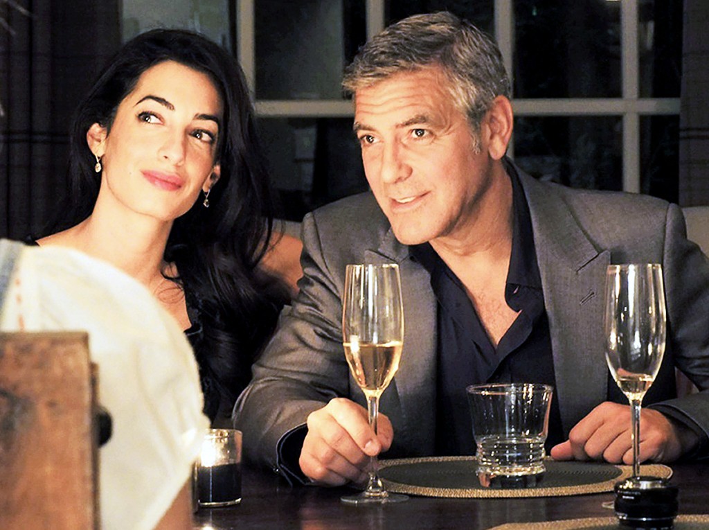 amal alamudding and george clooney