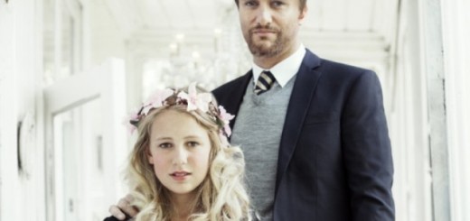 thea, 12, with geir, 37, whom is all set to wed