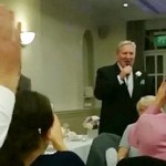 Father of the bride gives his little girl the best wedding present