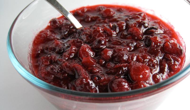 cranberry sauce