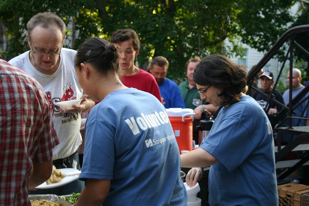 feeding the homeless