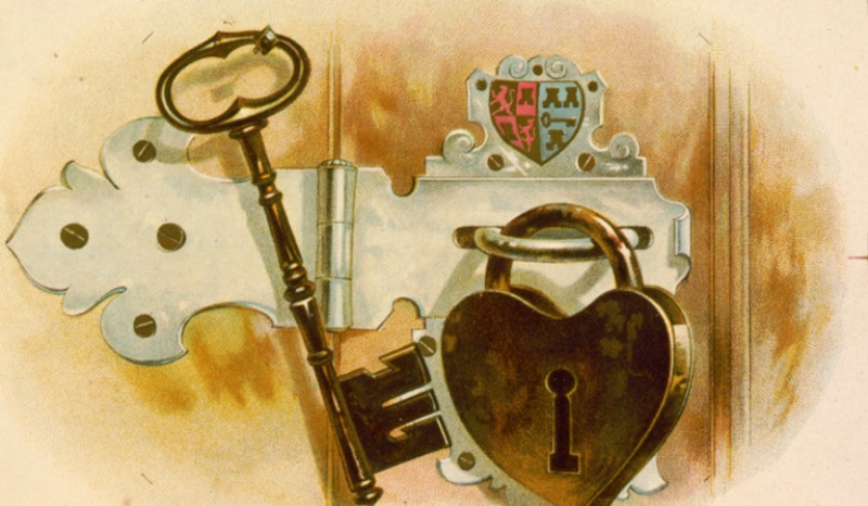 heart shaped lock