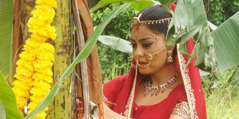 manglik woman marrying a tree in india