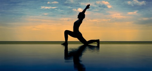 woman practicing yoga