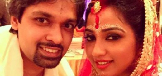 shreya ghoshal with her newlywed husband shiladitya mukhopadhyaya - Copy