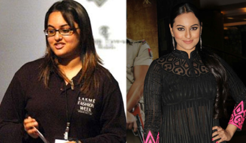 sonakshi sinha before and after weight loss