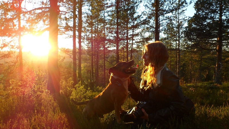 woman with her dog_New_Love_Times