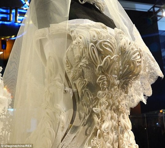 3d wedding dress