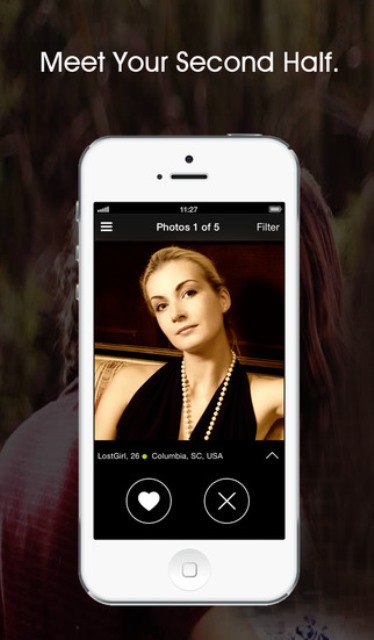 hope dating app page showing a user's profile