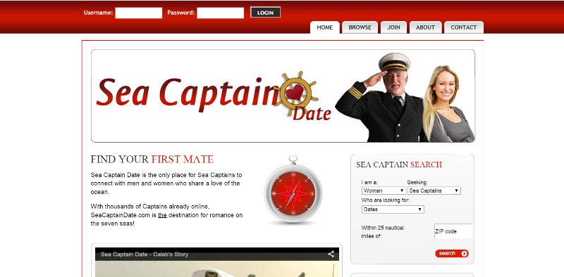 sea captain date