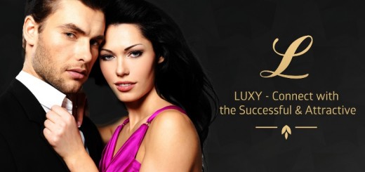 LUXY dating app home page