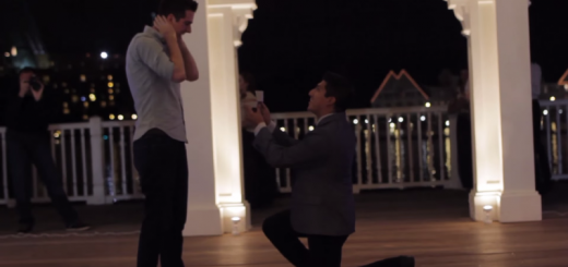 patrick going down on one knee to propose to gavin