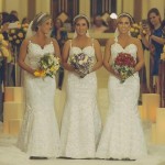 Identical Triplet Sisters Tie The Knot In Joint Wedding Ceremony In Brazil