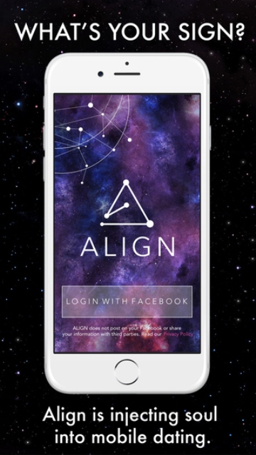 align dating app home page