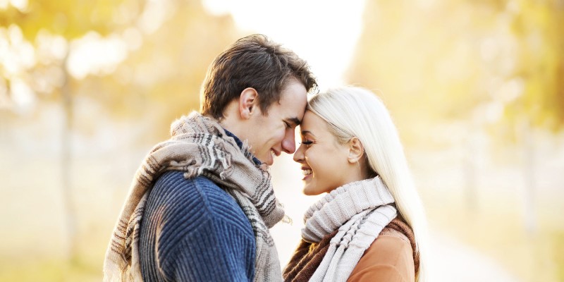 couple looking at each other