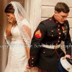 Photographer Snaps Perfect Memorial Day Wedding Picture At Marine’s Wedding