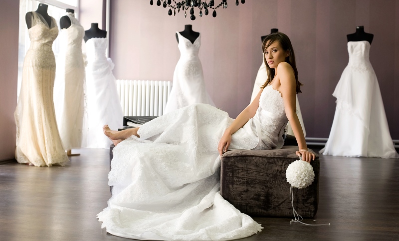 bride in a wedding dress boutique_New_Love_Times