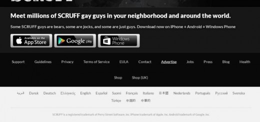 scruff homepage