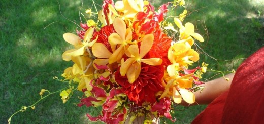 summer wedding bouquet