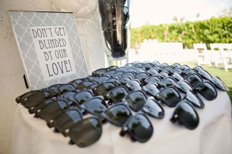 sunglasses wedding favor