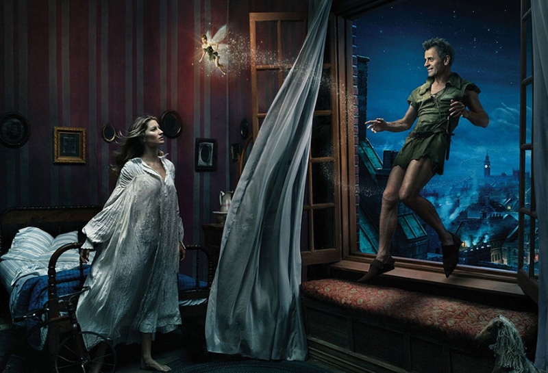 Mikhail Baryshnikov, Gisele Bundchen, and Tina Fey from Peter Pan