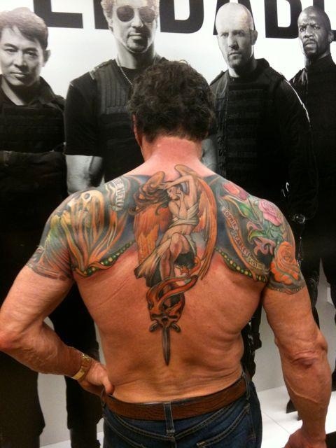  Sylvester Stallone tattoo