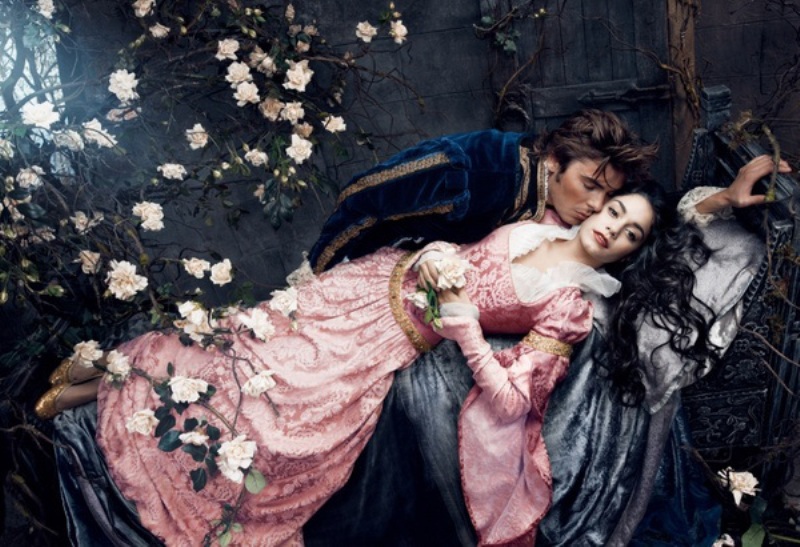 Zac Effron with Vanessa Hudgens as Prince Phillip and Princess Aurora from ‘Sleeping Beauty’