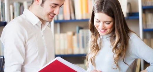 couple in a bookstore