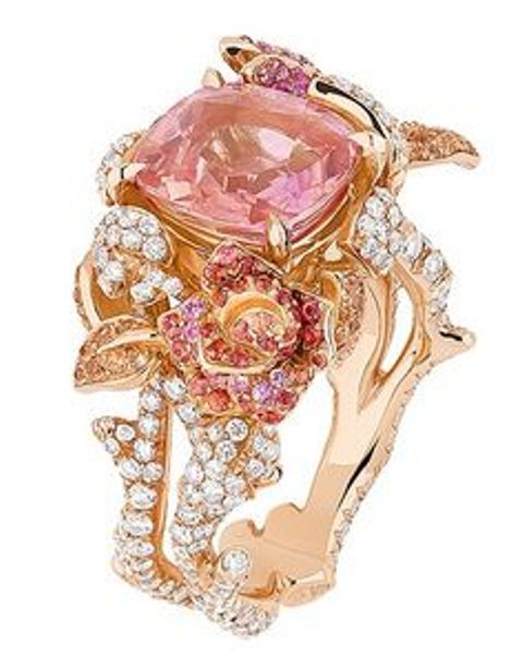  pink sapphire in rose gold