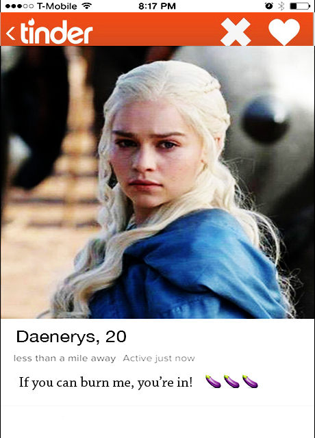 Daenerys_Tinder profile