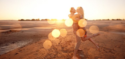 couple on a beach