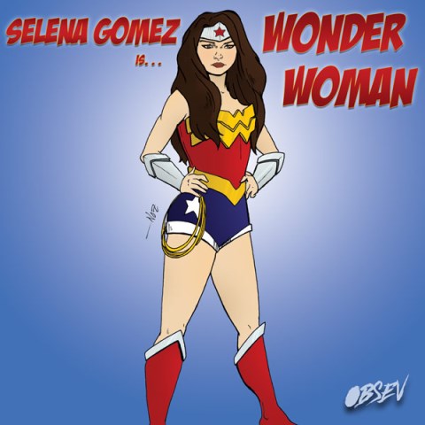 selena gomez as wonder woman