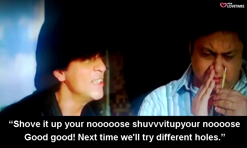 shahrukh khan funny dialogues