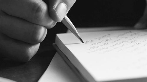 writing a love note