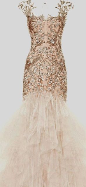 blush wedding dress heavily embroidered_New_Love_Times