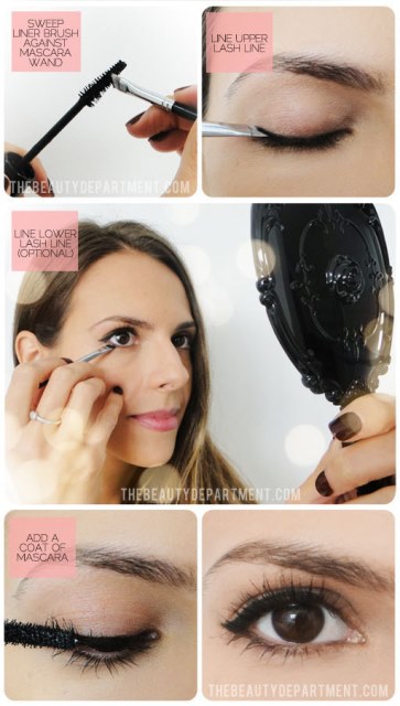 mascara as eyeliner
