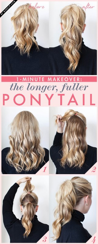 two ponytail trick