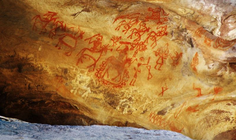 Bhimbetka cave paintings_New_Love_Times