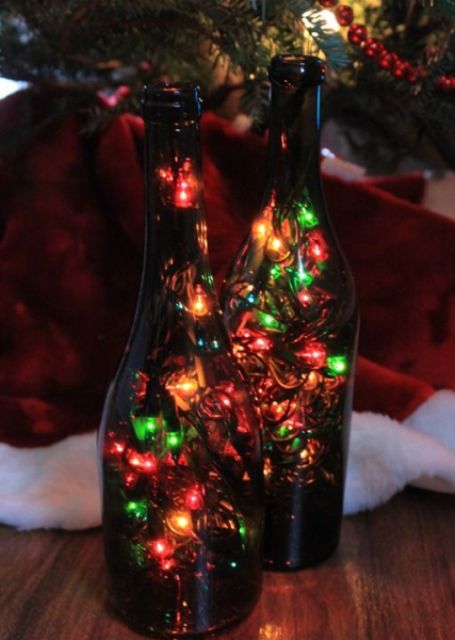 wine bottle decorations_New_Love_Times