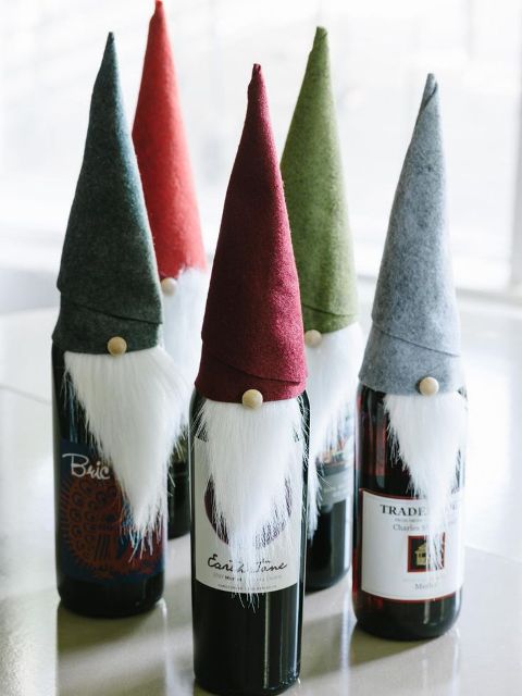 wine bottle decorations_New_Love_Times
