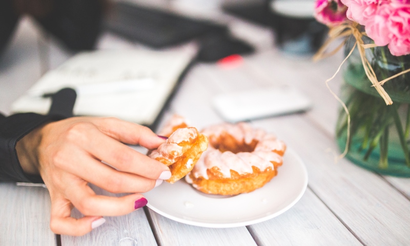 woman eating a sweet dish_New_Love_Times