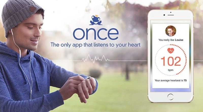 once dating app page showing the new heartbeat feature_New_Love_Times