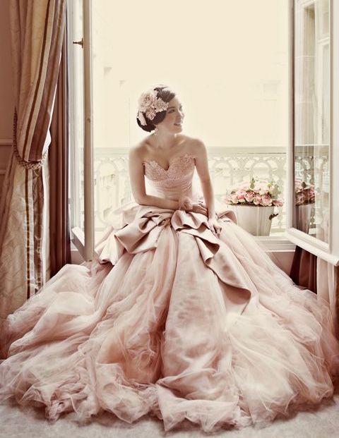 pink wedding dresses_New_Love_Times