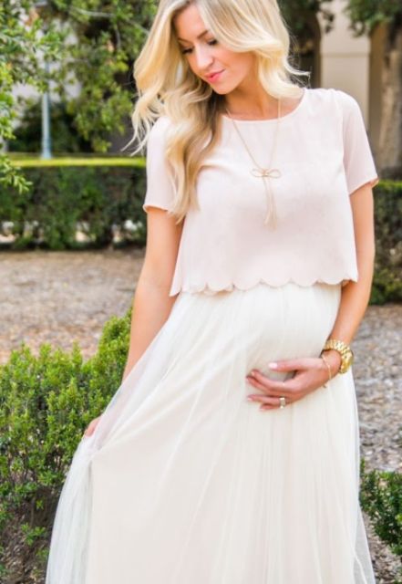 wedding dresses for pregnant brides_New_Love_Times