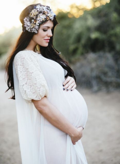 wedding dresses for pregnant brides_New_Love_Times