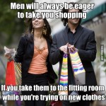 12 Clever Ways To Take Your Man Shopping With You