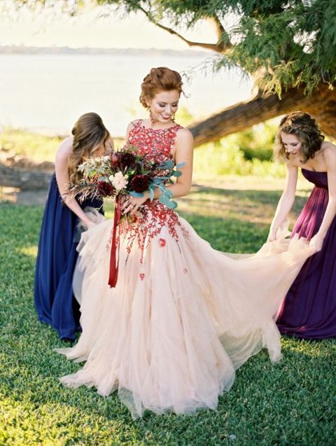 colored wedding dresses_New_Love_Times