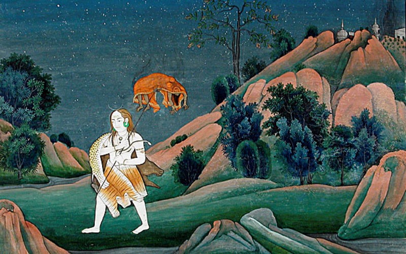 Shiva carrying Sati's dead body_New_Love_Times