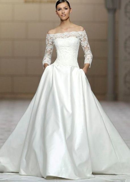 modest wedding dresses_New_Love_Times