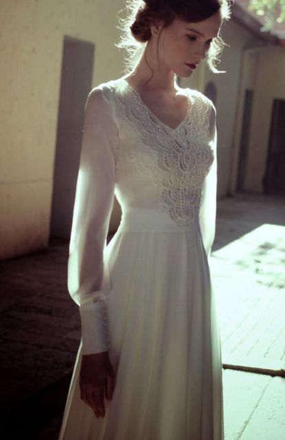 modest wedding dresses_New_Love_Times